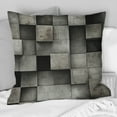 thumbnail image 2 of Designart "Concrete Wall Optical Art" Brick Printed Throw Pillow, 2 of 5