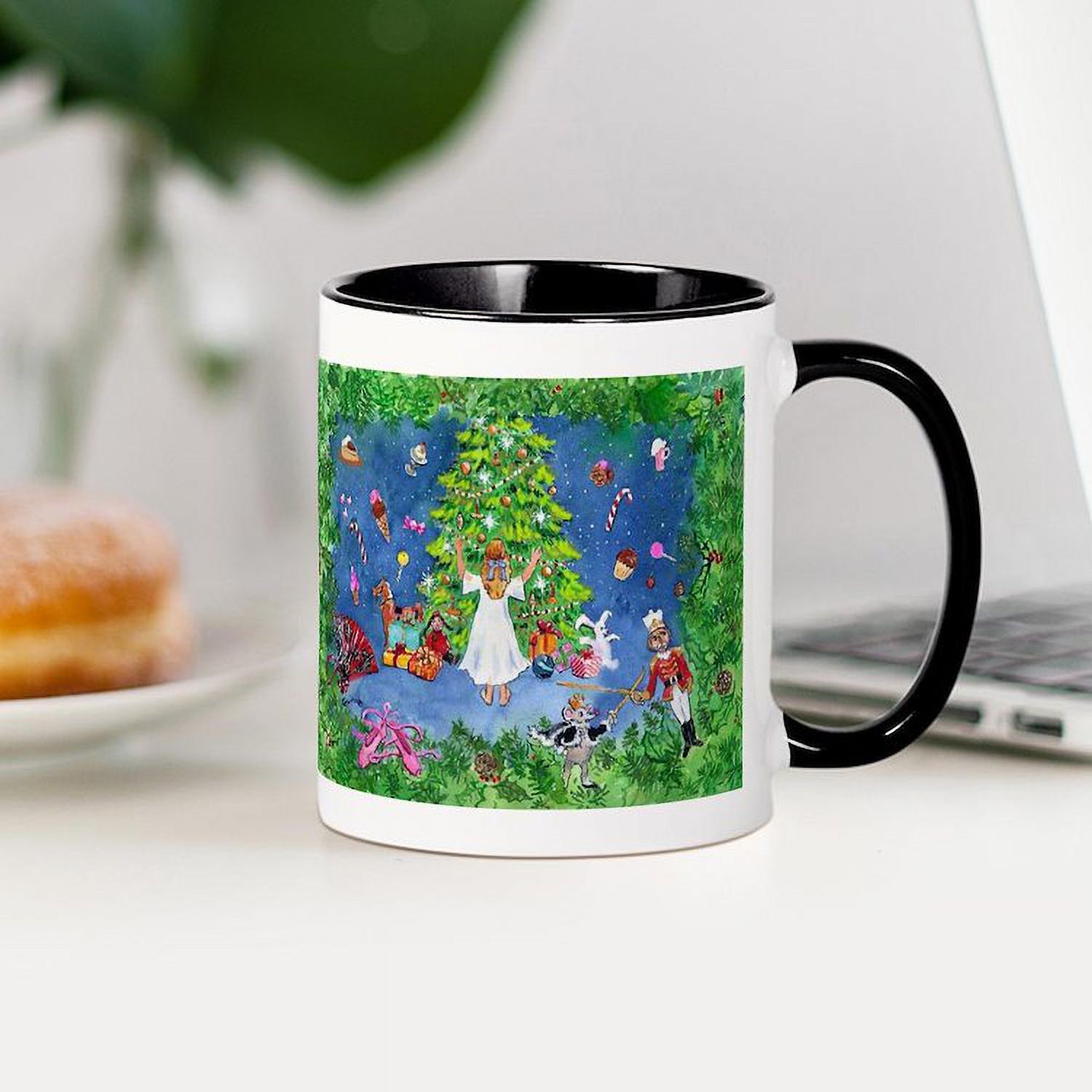 CafePress - Nutcracker Christmas Ballet Mug - 11 oz Ceramic Mug - Novelty Coffee Tea Cup - image 3 of 4