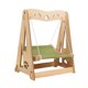 thumbnail image 1 of Hamaca con columpio de madera para gatos, cómoda, transpirable, estable, silenciosa, cama para gatos colgante de verano para todas las estaciones DC-006-2, 1 of 12
