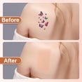 thumbnail image 5 of RAGUPEL 10Pcs Invisible Tattoo Cover Up Patch,Ultra-Thin Breathable Scar Tape,Waterproof Sweatproof Body Skin Makeup Sticker Concealer Pad for Tattoo,Scar,Birthmarks (Skin Color,4.72 X 3.38 Inch), 5 of 7