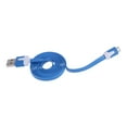 thumbnail image 1 of Miangastore Câble de Charge Rapide Android Durable, Nouille Plate Micro USB, Câble de Charge Rapide pour Tablette, Téléphone Intelligent, Téléphone Cellulaire, Lecteur MP3 (Bleu), 1 of 8