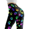 thumbnail image 5 of DISNIMO Dog Paw Printed High Waisted Yoga Pants for Women, Soft High Waisted Workout Leggings for Sports, Yoga Leggings for Women Tummy Control, Black, XS, 5 of 6