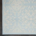 thumbnail image 3 of Walmart Bliss Modern Floral Ivory/Light Blue 4' x 6' Area Rug, (4' x 6'), 3 of 6