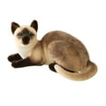 thumbnail image 1 of Juguete de peluche de gato realista, decoración cómoda para el hogar, figuras de animales rellenos Gato siamés de 40cm Zulema Juguetes de peluche, 1 of 8