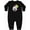 AB-Black, variant on Inktastic 1st Birthday Party Girls Owl Baby Fleece Romper