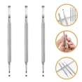 thumbnail image 1 of Luxshiny 3Pcs Professional Cuticle Pusher for Nail Enthusiasts and Manicure Routine, 1 of 8