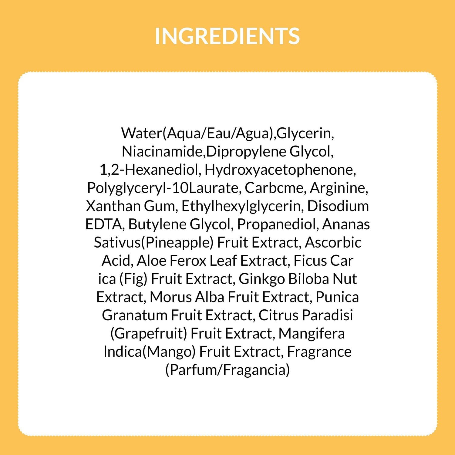 Food Story Pineapple Mask, Volume : Net 0.88 OZ. / 25 g