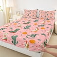 thumbnail image 4 of Erosebridal Western Cowgirl Boot Queen Sheet Sets, Cactus Plant Bed Set, 4-Piece, 4 of 5