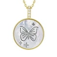 thumbnail image 4 of Believe by Brilliance Women's Set with Mother of Pearl in 14KT Gold Flash Plated Brass, 4 of 6
