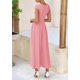 thumbnail image 2 of Vestido PRETTYGARDEN para mujer, casual, verano 2025, maxi rosa, 2 of 9