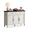 Off White, variant on ROGALIS 48 Inches Buffet Cabinet with Storage, Farmhouse Sideboard Buffet with Adjustable Shelves, White&Black