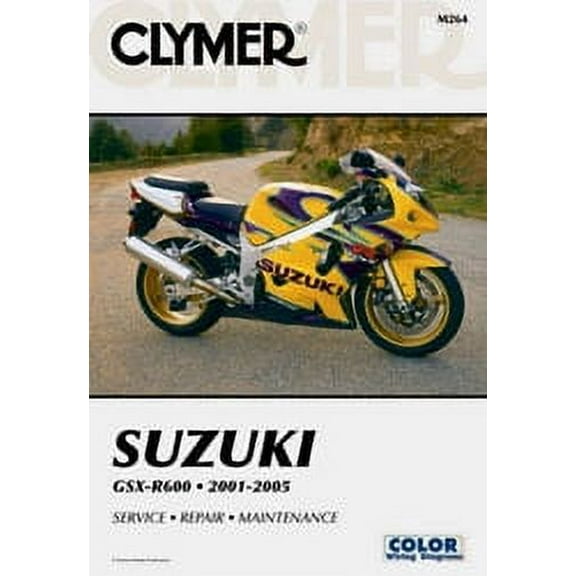 Clymer Repair/Service Manual '01-05 GSX-R600 (M264)