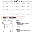 thumbnail image 3 of USSUMA Womens Plus Savings Tops and T-Shirts Going out Tops for Women Short Sleeve Summer Tops Crew Neck Short Sleeve T-shirt Casual Loose Blouse 2022 Beach, 3 of 5