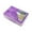 Purple, variant on PureCasa Large Capacity Double Layer Transparent Pencil Box, Multifunctional Stationery Storage Box Plastic Pen Case, 1 Pack, Blue, 9"x6.3"x2.5"