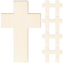FOMIYES Mini Crosses Unpainted 20Pcs 4.3x2.7in