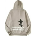 thumbnail image 2 of XINQIHANG Men's Hoodie Hip Hop Pullover Sweaters for Teenagers, 2 of 4