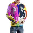 thumbnail image 6 of Finn Dog Adventure Time Unisex Sweatshirts Hoodies 3D Printing Fashion Hoody Pullover For Mens And Womens Winter Daily Adult Hooded Clothes With Drawstring And Pocket, 6 of 7