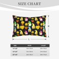 thumbnail image 4 of Fuzoiu Gnomes With Sunflowers Print Fuzzy Pillowcases, Super Soft Pillow Case Cover with Zipper for Bedroom, Sofa, Couch,Cozy Pillow Shams for All Seasons-14"x20", 4 of 6