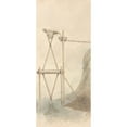 thumbnail image 2 of William Alexander 10x18 Gold Ornate Wood Frame and Double Matted Museum Art Print Titled - Section of a Wheel for Elevating Water, 2 of 4
