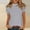 508_Grey, variant on Button Up Shirt Women Fashion Casual Solid 3/4 Sleeve Button Down Shirt Summer Tops