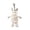 E, variant on 11.8" Pink Fox Hanging Baby Stroller Toy with Rattle, Infant Crib Sensory Wind Chime Plush, 1 Pc