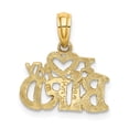 thumbnail image 4 of FB Jewels 14K Yellow Gold I Heart My Bird Pendant, 4 of 4
