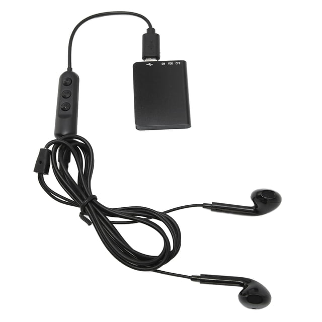 Grabadora de voz compacta portátil, Mini grabadora de voz digital ultrafina Q61 La grabadora activada por voz más delgada Probada y confiable