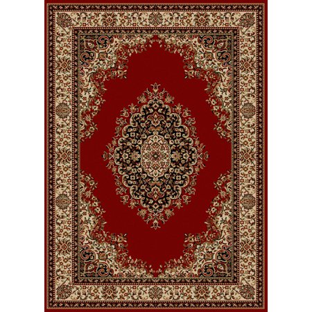 Vitaly Rafiqi Area Rug 1595 Red Italian Bordered Vitaly Rafiqi Area Rug 1595 Red Italian