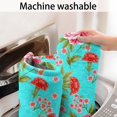 thumbnail image 5 of Pioneer Flower Floral Print Pattern Bathroom Rugs Mat, Non Slip Microfiber Bathroom Rug with Rubber Backing, Soft Mats for Bathroom Floor Tub Shower, 17"x27", 5 of 5