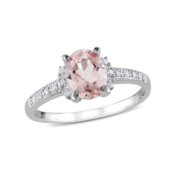 Everly Women's Morganite Sterling Silver Ring