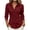 Wine, variant on Staron Womens Blouse Button Down Collared Long Sleeve Slim Fit Casual Business Work Shirts for Women Solid Basic Dressy Office Tops Army Green M