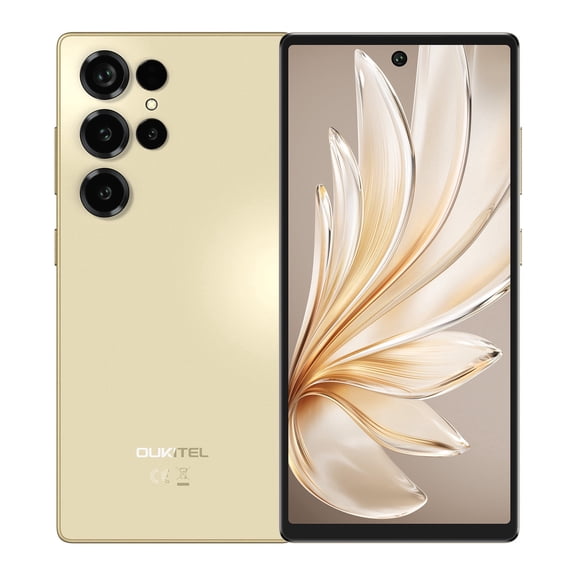 OUKITEL C66 Smartphone Android 16 Phone, 6.73” HD 16GB(4 12expansion) 128GB, 5000mAh Dual NFC Cellphone, 120Hz, 64MP Main Camera