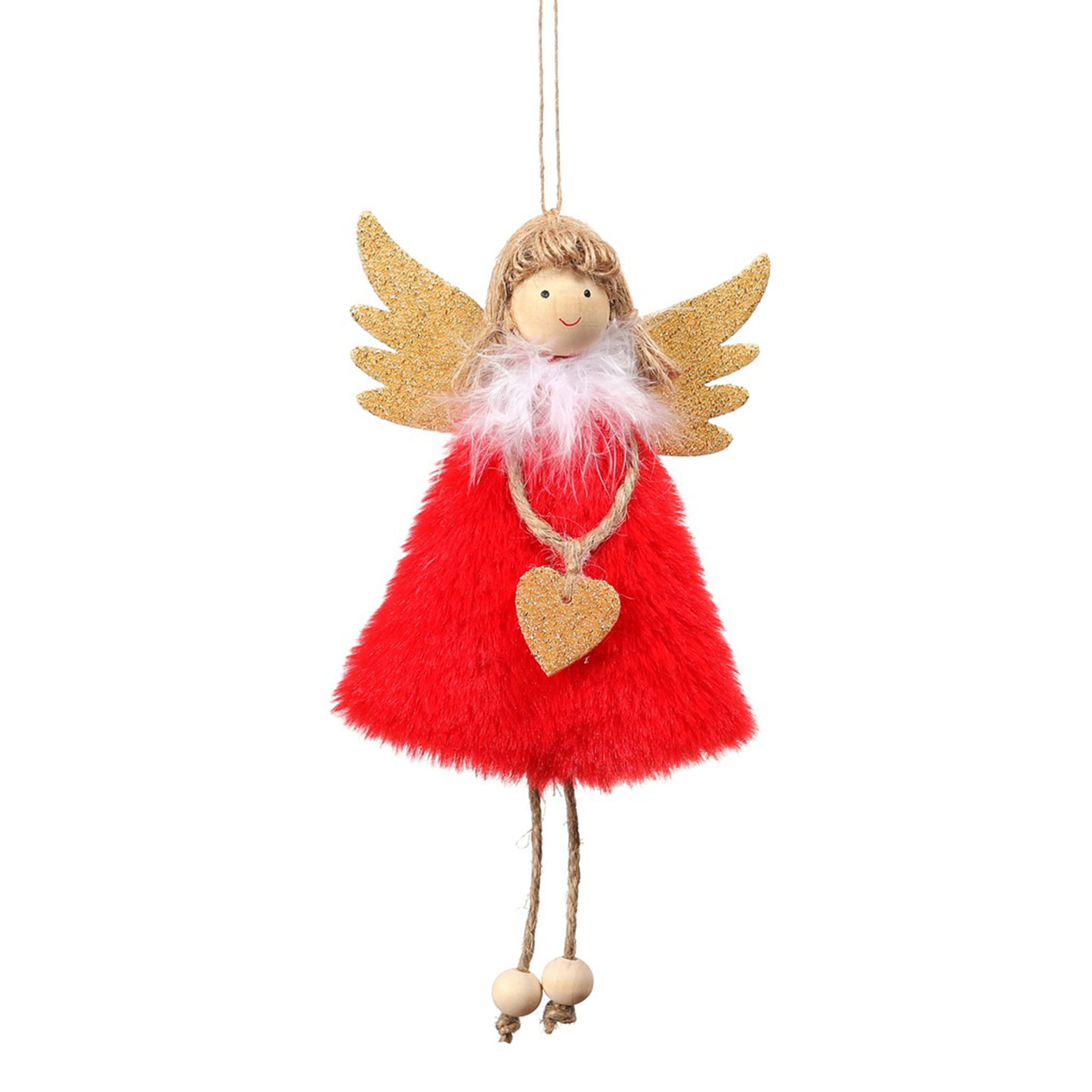 Christmas Angel Doll Toy Xmas Tree Pendants Ornament Xmas Party Fairy Decor Doll 