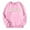 Pink, variant on FAOWME Girls Casual Crewneck Sweatshirts Long Sleeve Cute Pullover Oversized Lightweight Tops Pink 6-7 Years