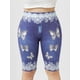 thumbnail image 1 of Shorts de Denim en Talla Extra con Estampados de Mariposa 3D Rosegal  Pantalones cortos de talla grande, 1 of 5