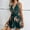 Dark Green, variant on VIWORLD Women's Sexy Back Tie Romper - Deep V-Neck Floral Print Jumpsuit for Summer Parties Evening Wear Black,S