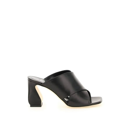 

Si Rossi Leather Mules With Sculpture Heel