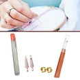 thumbnail image 2 of CY5O5ee 31PCS / 34PCS Big Eye Steel Needles Set Stainless Steel Hand Sewing Needles Kit for Beginners Portable DIY Hand Made Craftset Sewing Tool Needles and Thread Set, 2 of 9