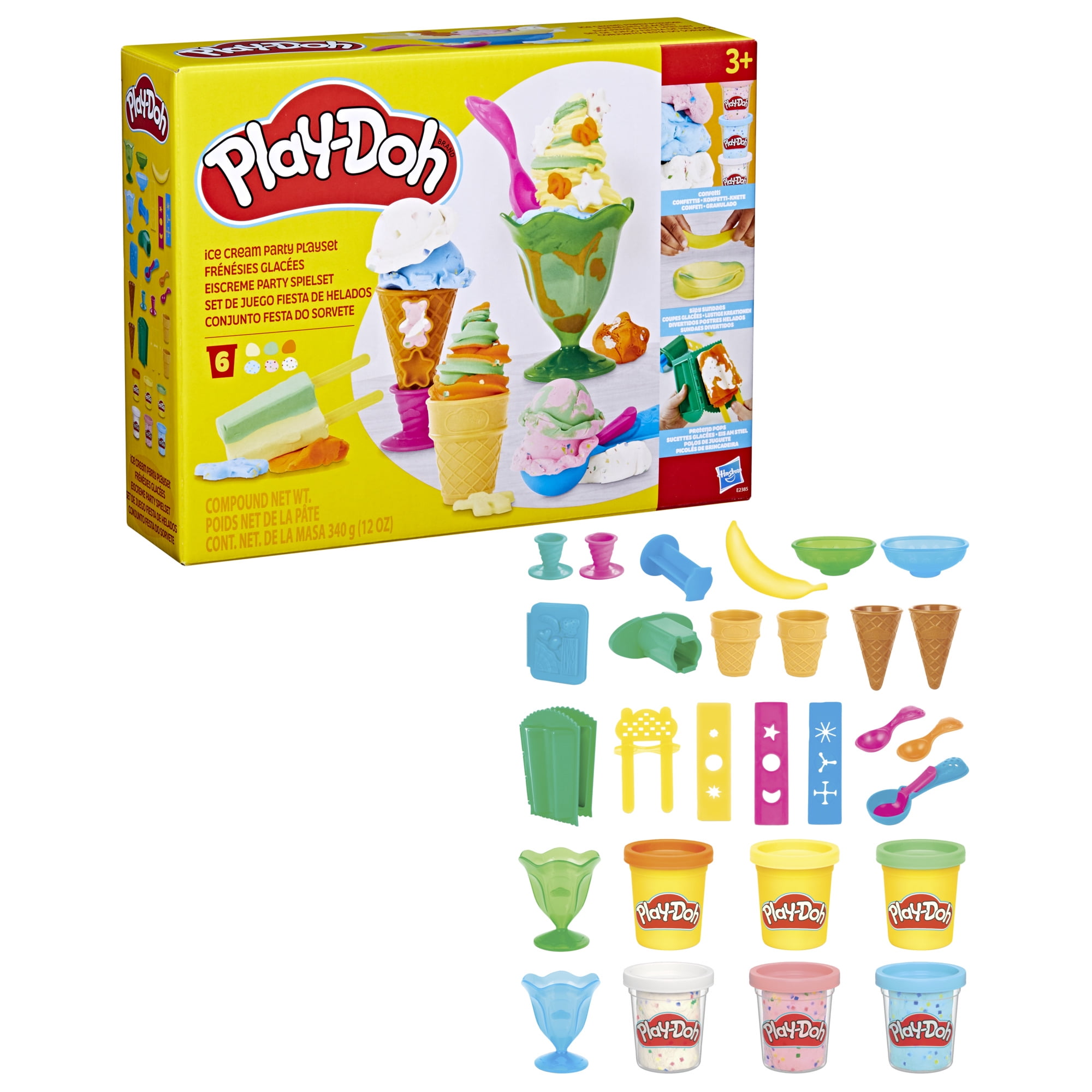 Play-Doh Ice Cream Party Playset, PLAY-DOH ICE CREAM PARTY