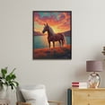 thumbnail image 4 of Paint by Numbers Kit for Adults, Sunset Horse Lake Mountains Paint by Numbers, Easy Paint by Numbers Kit for Adults Beginner, DIY Adult Paint by Number Kits on Canvas, 12x16in Home Decor, 4 of 7