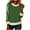 Green, variant on Oksale Fuzzy Trim Sequin Tops for Women Sparkly Christmas Shirts Loose Long Sleeve Fall Winter Blouses Crew Neck Tee Pullover Gray M