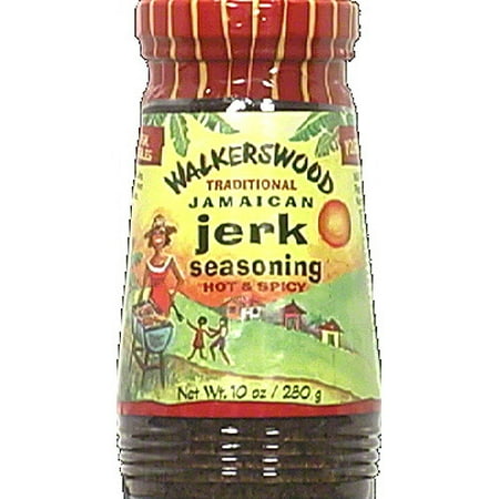 Walkerswood Traditional Jamaican Hot & Spicy Jerk Seasoning, 10 oz, (Pack of