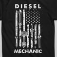 thumbnail image 2 of Diesel Mechanic Shirt: American Flag Wrench Design - Car Enthusiast Gift, 2 of 4