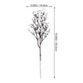 thumbnail image 2 of unbranded 6Ud Flores Falsas Gypsophila De Seda Y Plástico Para Y Ambientación, 2 of 8