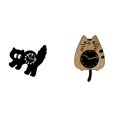 thumbnail image 1 of Reloj de pared,Reloj de pared decorativo para baño o dormitorio,Reloj de pared,Reloj de pared decorativo con forma de gato para sala de estar silenciosa,Reloj de pared de madera,decoración, 1 of 8
