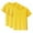 Yellow 3PCS, variant on 2-Pack Kids' Quick-Dry Mesh T-Shirts: Solid Color Short Sleeve Tees for Toddler & Child (Unisex, Crew Neck),Color Red,Size 7-8 Years