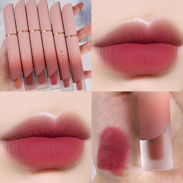 Wartleves Samtmatter Creme-Lipgloss für Mädchen - Feria Cosmética Schweiß Wasserfest &