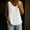 White, variant on Linen Tank Tops Causal Top Dressy Tanks Summer Blouses For Women Boxy Tank Tops For Women Spring Tank Top Vacation Outfits For Women Linen Sleeveless Tops For Women