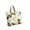 B, variant on huayou 12.20x12.60 inch Quilted Tote Bag, Black Cat Floral Coffee Digital Print Large Capacity Zipper Handbag, Casual Shoulder Bag Decoration for Grocery Travel