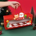 thumbnail image 4 of LBSISI Life-Cajas para cupcakes de Navidad, embalaje para pasteles, mousse, pasteles, decoración para fiestas de primavera, 6/12 piezas, 4 of 5